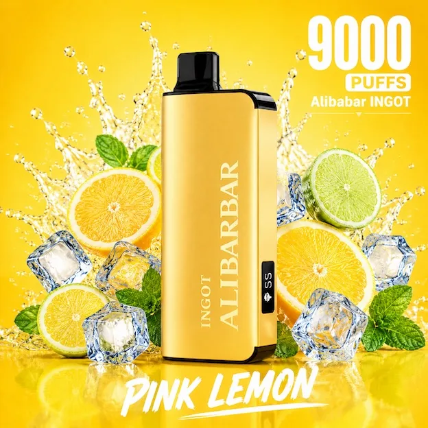 ALIBARBAR INGOT 9000 PUFFS – Pink Lemon
